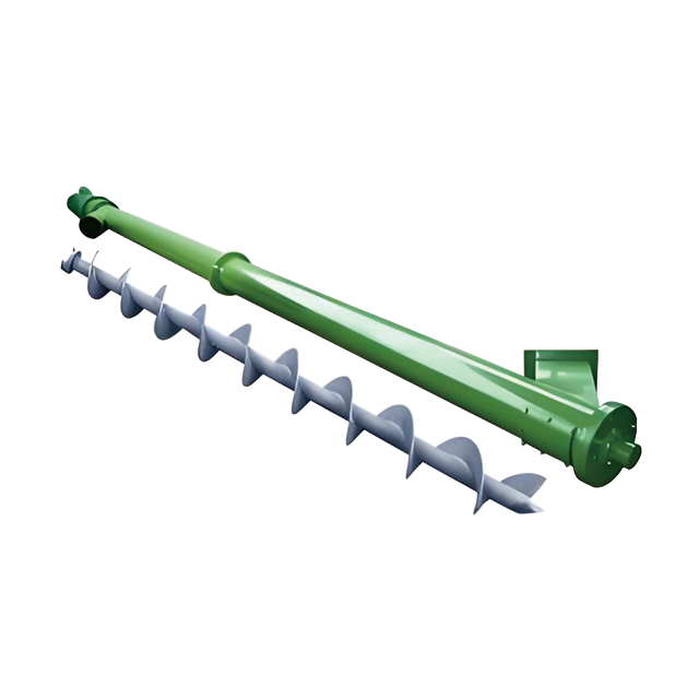 Grain storage screw conveyor